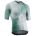 Tricou ciclism Northwave Blade scurt L alb/verdesalvie