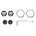 Accesoriu pantofi Northwave Slw X-Dial set cataramă, negru-alb