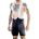 Pantaloni Merida Rhombe Design scurt gri/negru cu bretele 740566-435 S