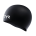 Cască înot silicon TYR Wrinkle-Free - negru | fără cute