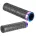 Mansoane MTB Supacaz Grizips - negru cu inele Oil Slick