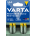 Set 4 acumulatori Varta Recharge Accu Recycled AAA 800 mAh