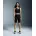 Bustieră sport On Studio Cut-Out Crop W - negru, design cut-out