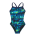 Costum înot întreg fete TYR Diamondfit - albastru/verde | rezistent clor, mărime 24