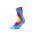 Șosete compresie CEP Run Gradient Mid Cut 5.0 - albastru/galben | alergare