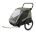 Remorcă Thule Courier 2 copil/opțional transport câine/marfă verde