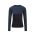 Bluză schi merinos femei CEP Ski Merino Base Layer 2.0 - negru | mânecă lungă