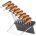 Sculă Superb Cl Set chei imbus cu mâner T 2-2,5-3-4-5-6-8-10mm - Tb-76160