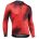 Tricou ciclism Northwave Blade lung roșu/bordo