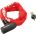 Lacăt Bikefun Citychain 2 lanț 5x850 mm, roșu - L6044-5-850-Rd