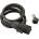 Lacăt Bikefun Armor 2 spiralat 12x1200 mm cu suport - L4046-12-1200