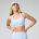Brooks Chaser Padded Bra W – Bustieră sport cu susținere medie, cu cupe - Albastru
