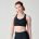 Brooks Chaser Padded Bra W – Bustieră sport cu susținere medie, cu cupe - Negru