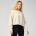 Brooks Movement Cropped Sweatshirt W – Bluză scurtă lejeră - Alb