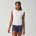Brooks Dash Cooling Short Sleeve W – Tricou de alergare răcoros - Alb