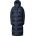 Haglöfs Long Down Parka W – Parka lungă din puf - Albastru închis Tarn Blue