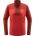 Haglöfs ROC Flash Mid Halfzip W – Bluză tehnică de cățărare cu fermoar scurt - Roșu Corrosion/Poppy red