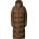 Haglöfs Long Down II Parka W – Parka lungă din puf - Maro Teak Brown