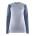 Craft Core Warm Baselayer LS Tee W – Bluză strat de bază caldă - Albastru