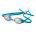 Finis - ochelari inot - Lightning Goggles - competitie - Verde petrol cu lentilă oglindă