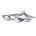 Finis - ochelari inot - Lightning Goggles - competitie - Amurg cu lentilă oglindă