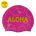 Finis - casca inot - Silicone Cap Print - cu imprimeu - Roz aloha