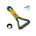 Antifurt eWheel EWLK022 cu cifru, multicolor