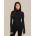 Bluza de corp Merino Icebreaker 300 MerinoFine Polar Roll Neck - negru Black