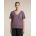 Tricou Merino Icebreaker 150 Tech Lite V Neck - gri Grey Plum