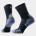 Șosete hiking Smartwool Hike Mid Crew - gri Charcoal, amortizare țintită