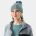 Căciulă Merino Smartwool Summit Knit Pom Beanie - turcoaz Dusty Teal