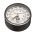 Manometru pompă Lezyne 220 PSI Gauge 2.5" - negru/argintiu