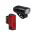 Set lumini Lezyne Micro Drive 800+ / Strip Drive 300+ Pair - Negru Satinat / Negru