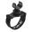 Suport lumină cască Lezyne LED Helmet Mount - CM - MM - Negru