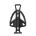Suport bidon Lezyne Matrix Air Cage - Negru