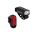 Set lumini Lezyne Mini Drive 400XL / KTV Drive Pro+ Pair - Negru / Negru