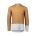 Tricou ciclism MTB POC MTB Pure LS Jersey - Aragonite Brown/Hydrogen White