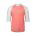 Tricou ciclism MTB POC MTB Pure 3/4 Jersey - Ammolite Coral/Hydrogen White