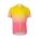 Tricou ciclism copii POC XC Jersey - Gradient Aventurine Yellow / Actnium Pink