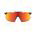 Ochelari ciclism 100% Hypercraft SQ - Soft Tact Black / HiPER Red Multilayer Mirror Lens