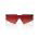 Ochelari ciclism 100% A2 Run - Chocolate / Brown/Red Gradient Lens