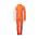 Costum concurs schi copii POC Skin GS - Zink Orange/Hydrogen White