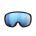 Ochelari schi POC Fovea - Uranium Black/Partly Sunny Blue