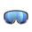 Ochelari schi POC Fovea Race - Uranium Black/Argentite Silver/Partly Sunny Blue