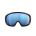 Ochelari schi POC Fovea Mid - Uranium Black/Partly Sunny Blue