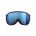 Ochelari schi POC Retina Mid WF - Uranium Black/Partly Sunny Blue