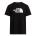 Tricou The North Face Evolution Half Dome Regular Tee pentru bărbați - negru Black | White | Circular Design