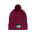Căciulă cu pompon The North Face Logo Box Pom - bordo Burgundy Crush | pompon detașabil