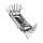 Topeak - set chei bicicleta Mini PT 30 multitool - argintiu