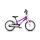 Woom - bicicleta copii 14" Woom 2, varsta recomandata 3-4,5 ani (95-110cm) - 5kg - mov intens alb